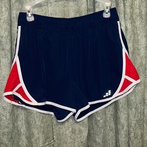Red, white, blue shorts